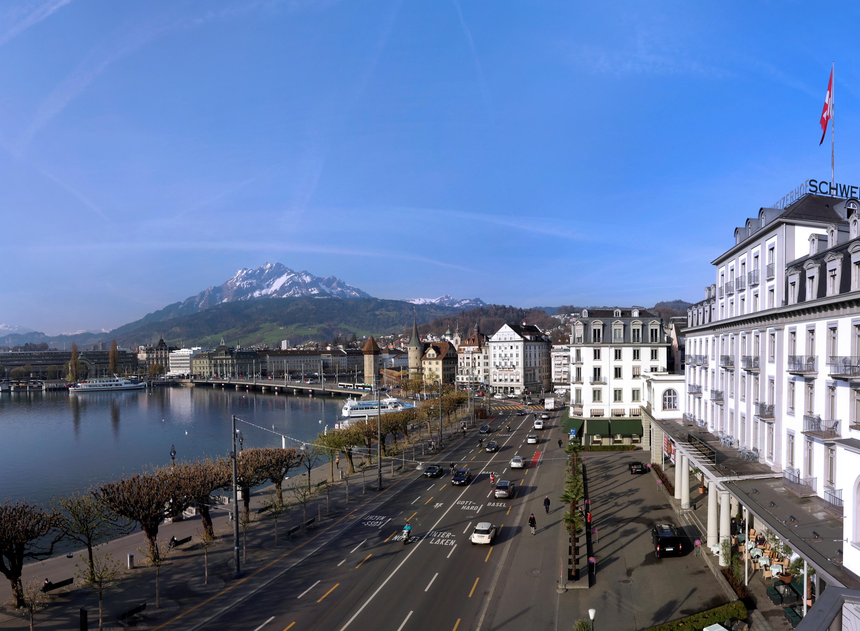 Hotel Schweizerhof Luzern Zewnętrze zdjęcie The Grand Hotel National